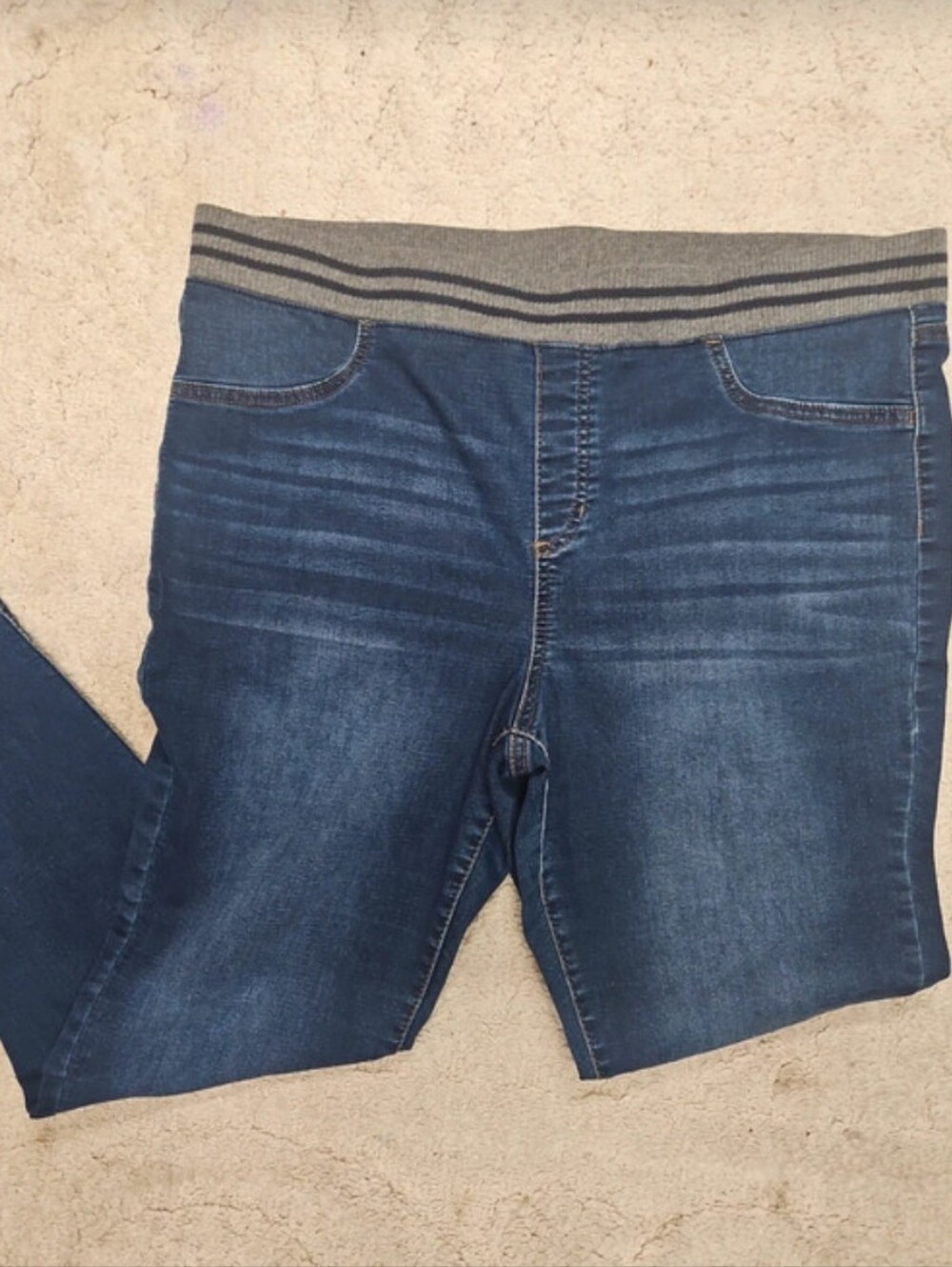 No Boundaries Pull-On Jeggings XXL Blue Stretch Denim
